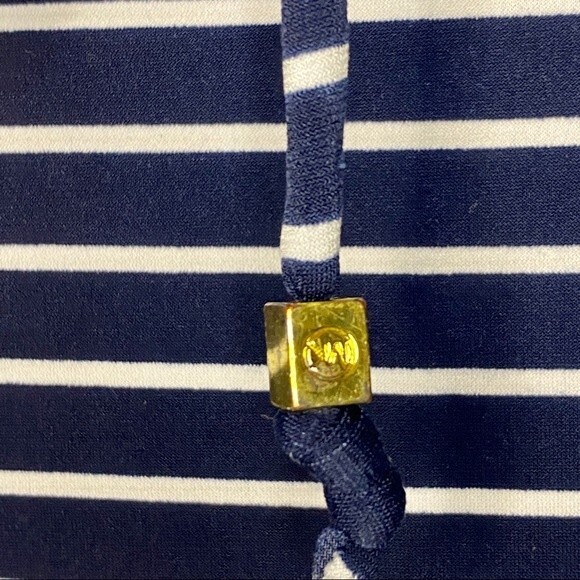 Michael Kors Blue & White Striped Maxi Skirt - Size Small - EUC - Picture 8 of 10